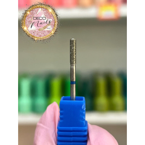 fresa microfono azul diamantada