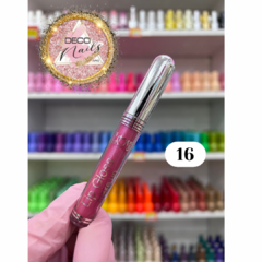 Lip gloss de glitter/ labial Love #16