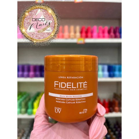 baño de crema keratina linea de reparacion fidelite