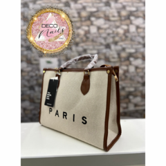 Cartera city girl Paris marrón - comprar online