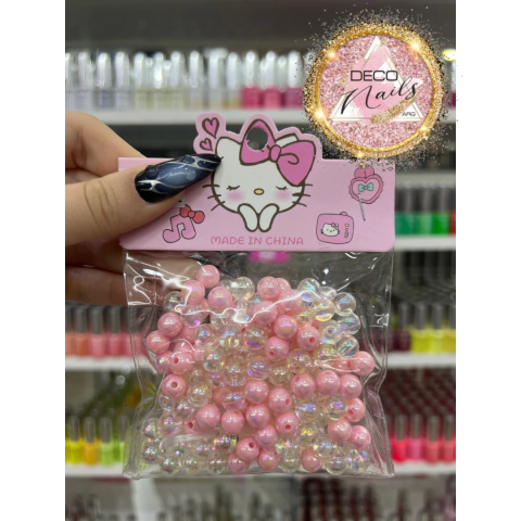 Kit de cuencas para armar pulsera rosa