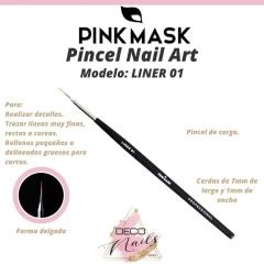Pincel Liner 01 pink mask