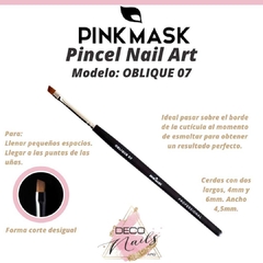 Pincel Oblique 07 pink mask