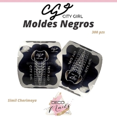 Moldes City Girl Negros 50unid - comprar online