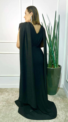 Vestido em malha lurex Allure Preto Plus (Capas removíveis) na internet