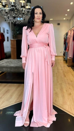 Vestido em Jersey Greta Rose Plus