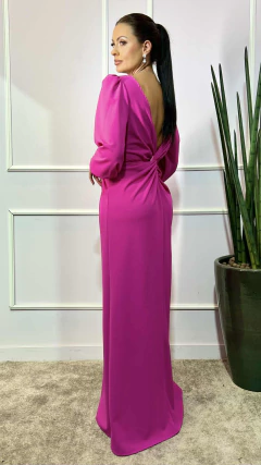 Vestido em Malha Creponada Brenda Pink na internet