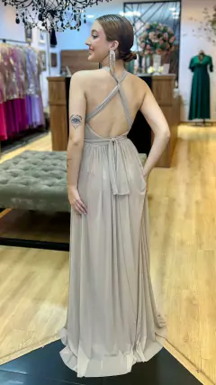 Imagem do Vestido em Microtule Manuelly Nude (Multiformas)