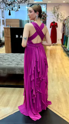 Vestido em tule Maithe Fúcsia (Multiformas) - comprar online