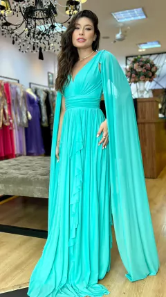 Vestido em tule Iris Tiffany (Capa Removível)