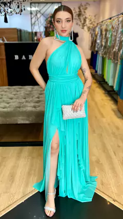 Vestido em tule Maithe Tiffany (Multiformas)