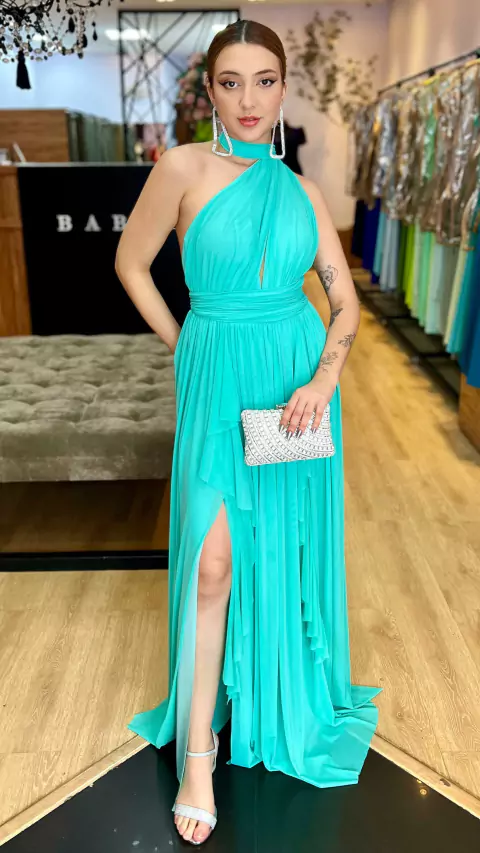 Vestido em tule Maithe Tiffany (Multiformas)