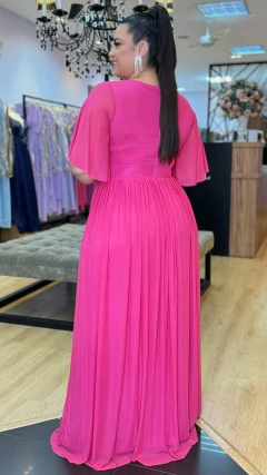 Vestido em tule Giah Pink Plus na internet