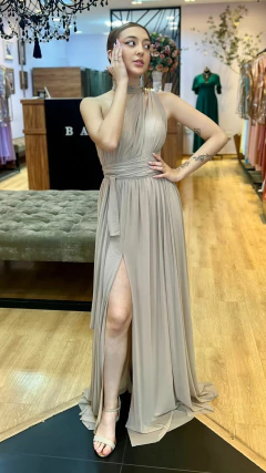 Vestido em Microtule Manuelly Nude (Multiformas) - comprar online