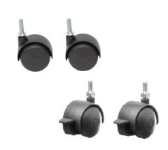 6 Rodízio RD50 Para Cama Box ou Baú e Móveis em Geral