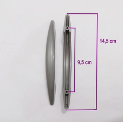 1 Puxador Pérola Para Armário Gaveta Cozinha Cinza - comprar online