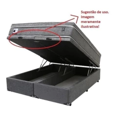 1 Puxador Para Todas As Camas Box Baú Cinza - Zoe & Charis Acessórios Para Móveis