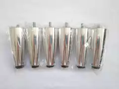 Kit 7 Pezinhos Cama Box ou Baú Juvene Cromado 12cm pés Com Regulagem - loja online