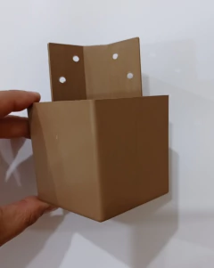 1 Pé Guarda Roupas Armários Roupeiros Marrom Fox - Zoe & Charis Acessórios Para Móveis