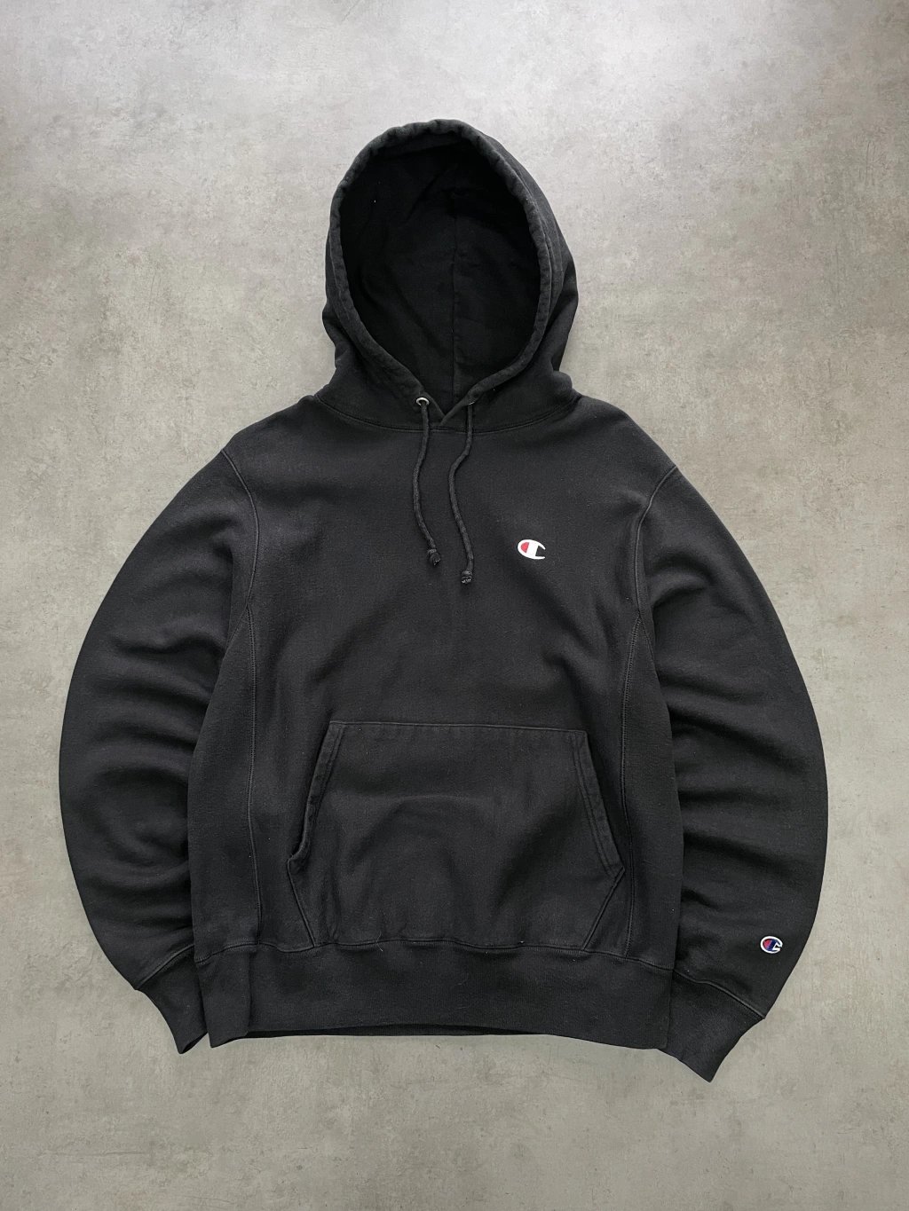 Hoodie Champion Negro T.M