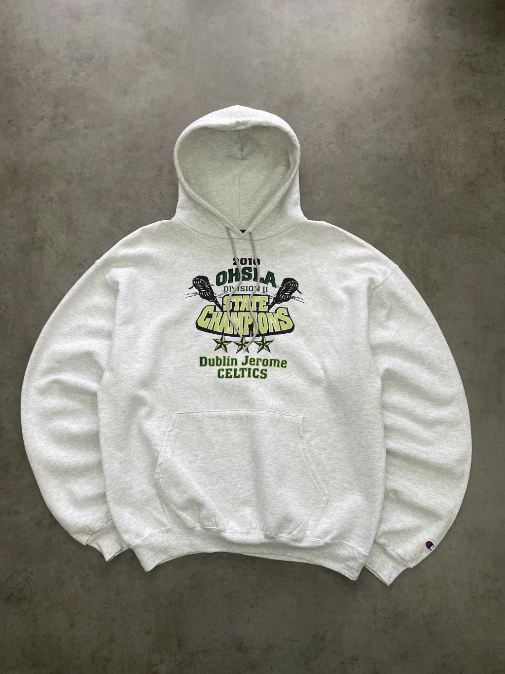 Hoodie Champion Ohsla Gris T.L