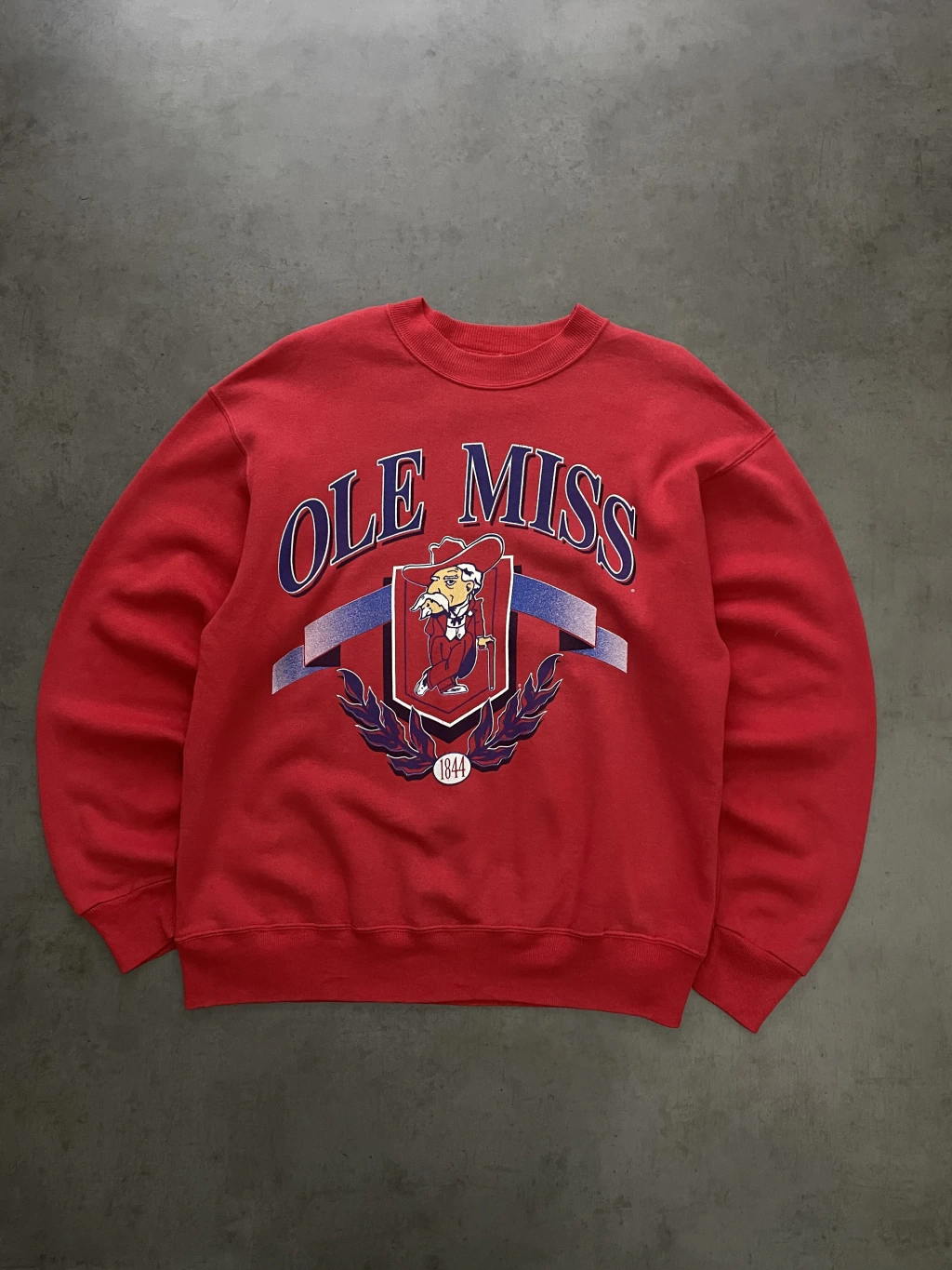 Crewneck Vintage Hanes Ole Miss T.L