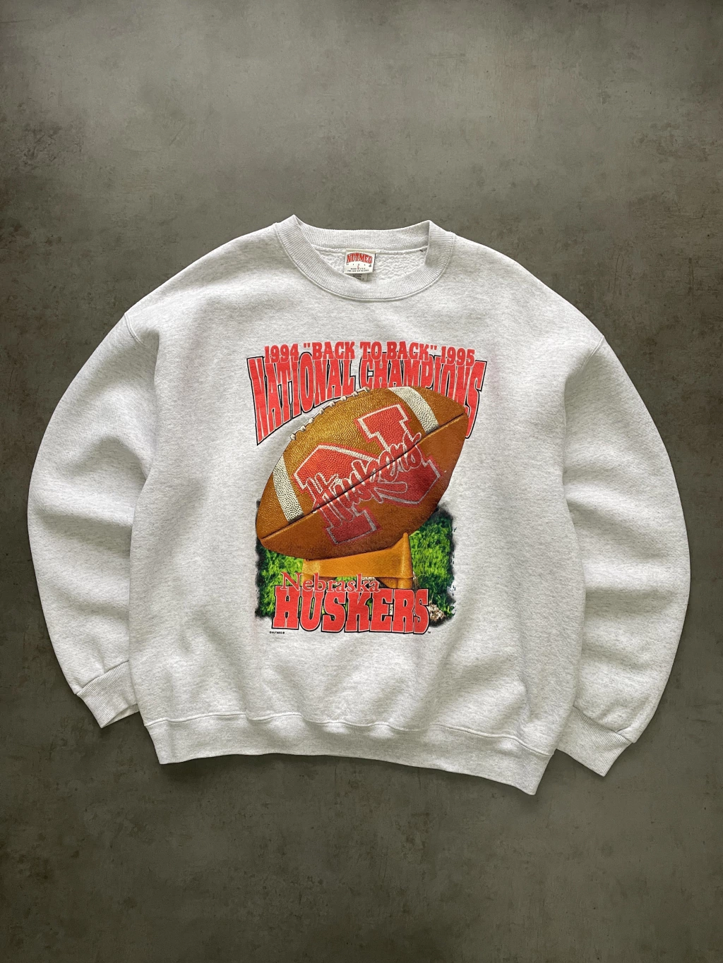 Crewneck Nutmeg Huskers Vintage T.L