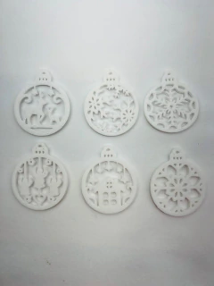 Kit 6 pingentes planos de Natal - buy online
