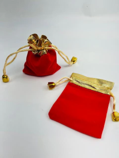 Saco do Papai Noel vermelho