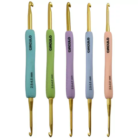 Agulha de Crochê Ponta Dupla Soft Círculo
