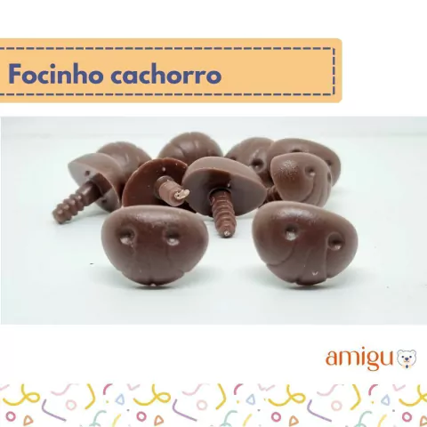 Focinho cachorro marrom