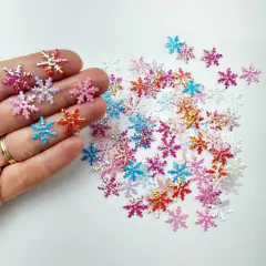 Aplique Floco de Neve - Loja Amigu