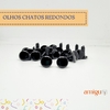 Olho redondo chato PRETO