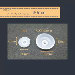 Olho 20mm preto - loja online