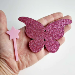 Asinhas da Capivara + varinha - by @gatomiacrochetaria