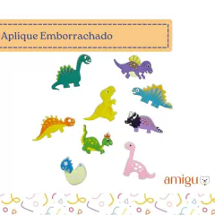 Aplique emborrachado - Dinossauros