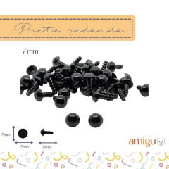 Olho 7mm preto na internet