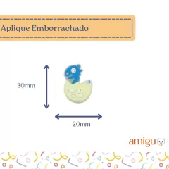 Aplique emborrachado - Dinossauros - comprar online
