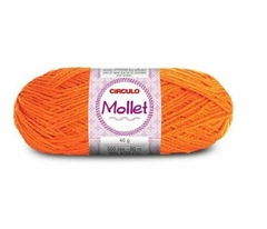 Lã Mollet 4445 tangerina - 100g