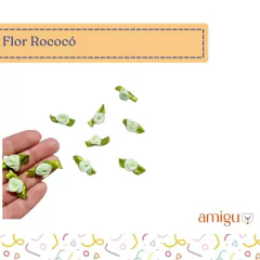 Flor Rococó - 10 unidades