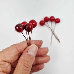 Cerejinhas decorativas de natal - 4 unidades - comprar online