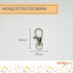 MOSQUETÃO 15X36MM - 2 UNID