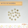 Botão de madeira - 10 unidades