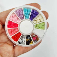 Disco com Mini Rosa 3mm - 12 cores na internet