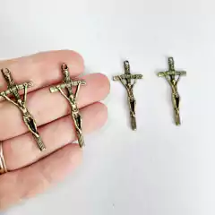 Pingente Papa João Paulo II - ouro velho