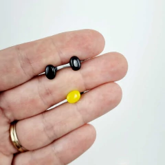 Olho/Focinho/Bochecha Oval Chato 8x6mm na internet