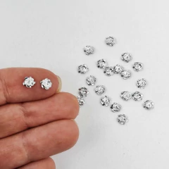 Mini Rosa 3mm Cores Metalizadas - 20 unidades na internet