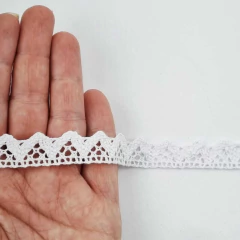 Renda Modelo de algodão 15mm - 1 metro - Loja Amigu