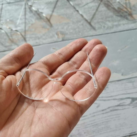 Óculos redondo TRANSPARENTE | Modelo 1