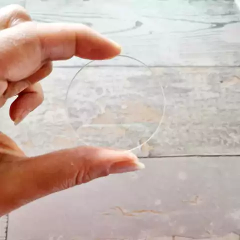 Base ACRÍLICA redonda - 3cm a 8cm